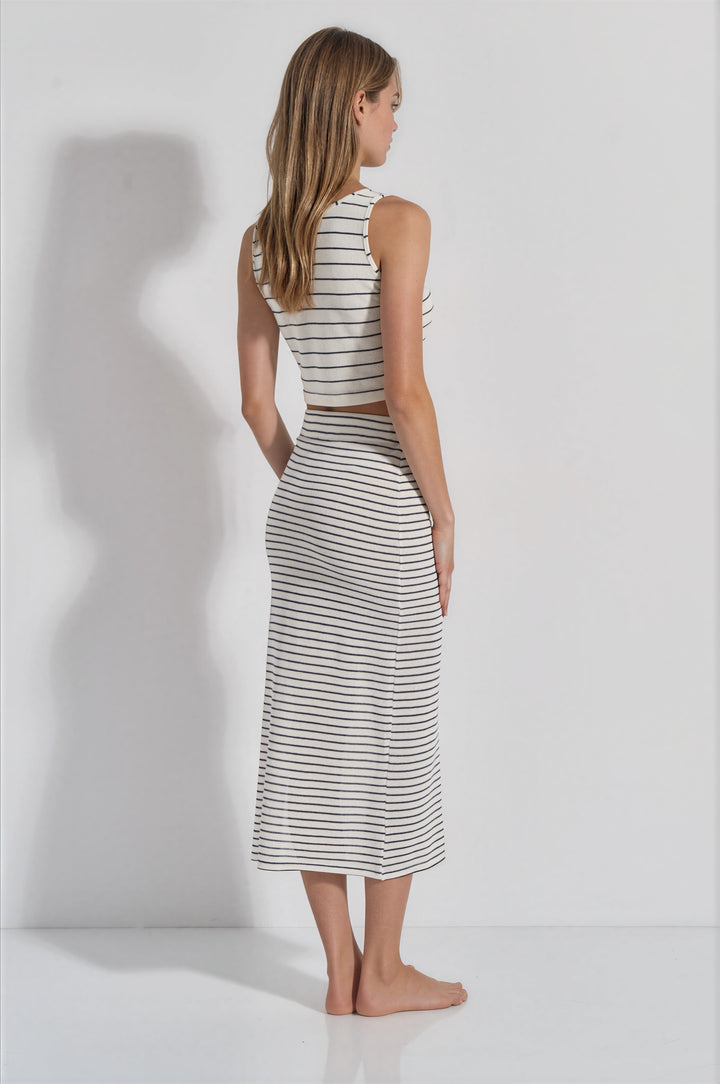 Crop Top Ριγέ (8480)