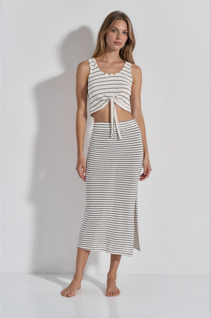 Crop Top Ριγέ (8480)