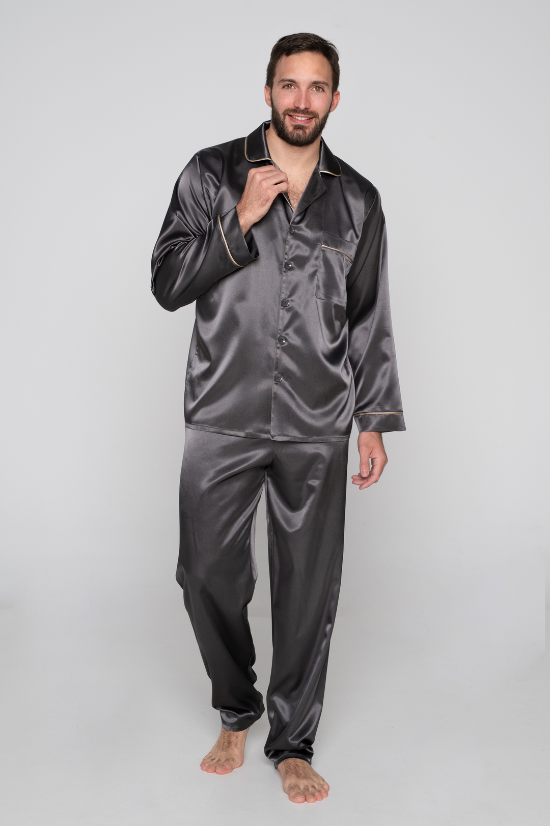 Πιτζάμα Σατέν Ρέλι (Α3801)