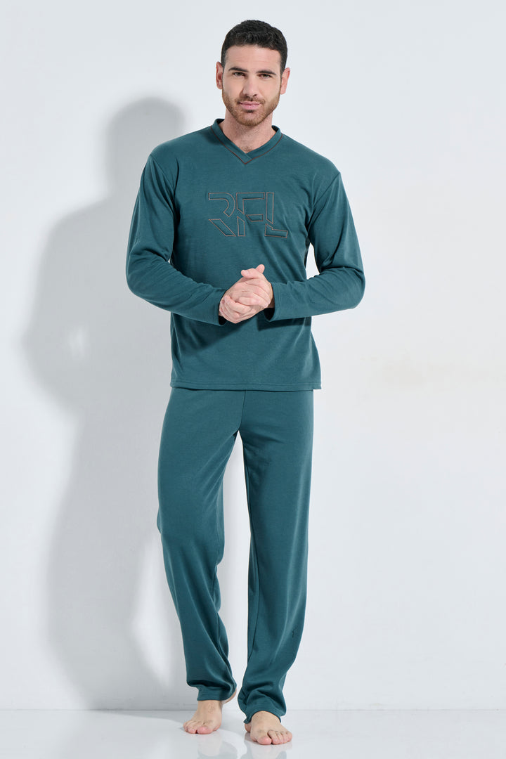 Πιτζάμα Βε Κέντημα RFL (Α5808)